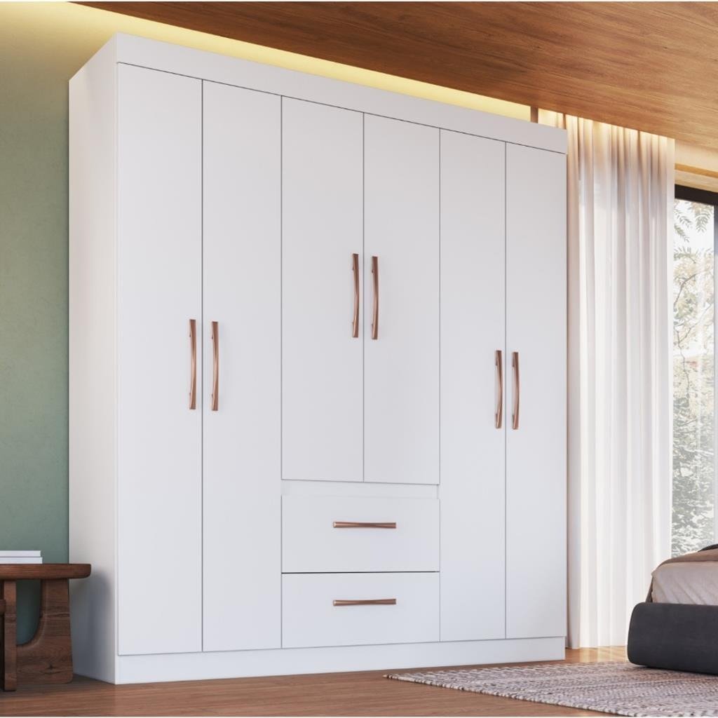 Guarda-Roupa Santiago 90906 Branco – DORIPEL