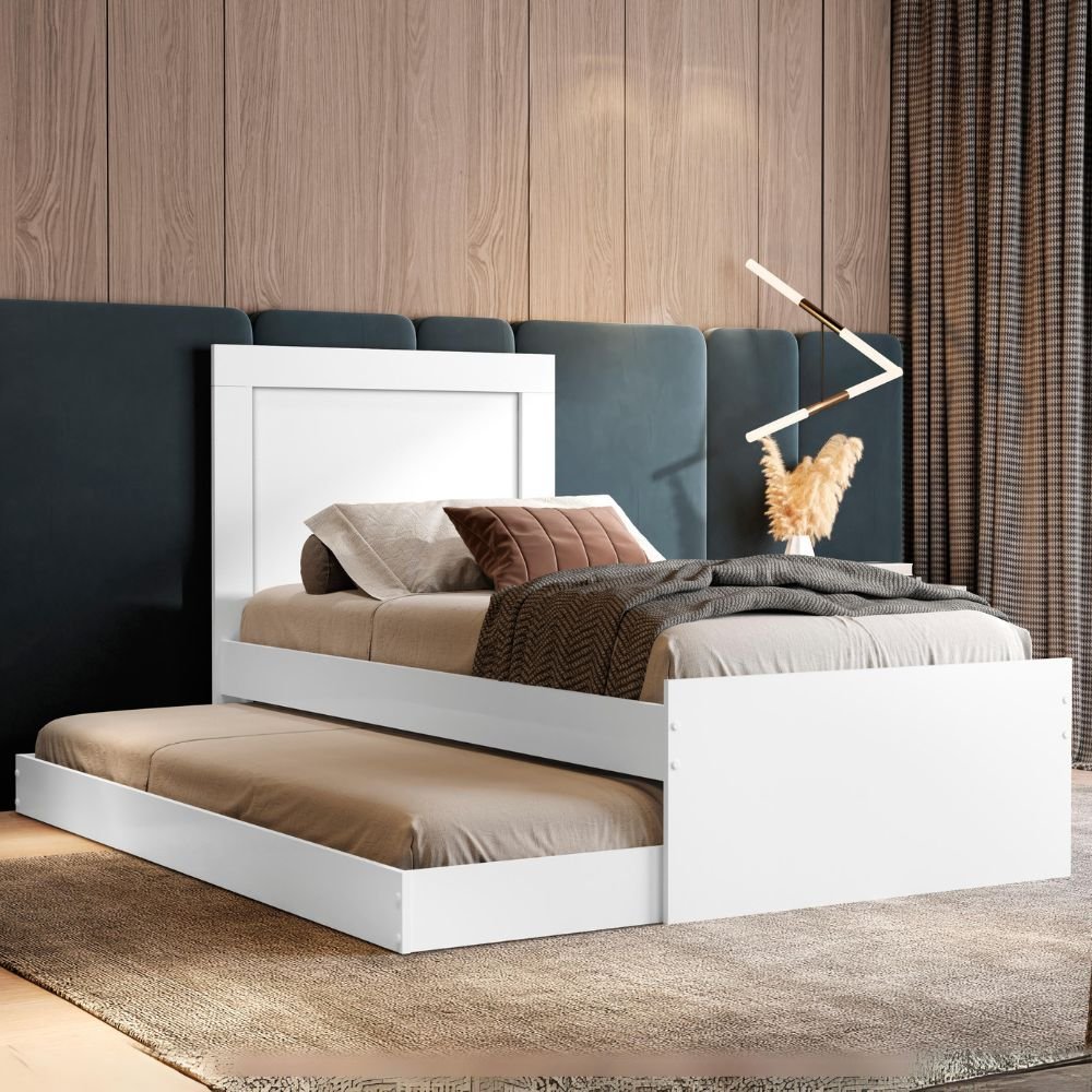 Bicama Solteiro Luara Branco – VJ MÓVEIS