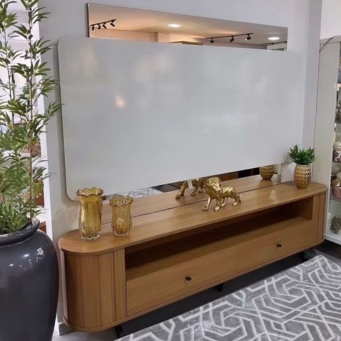 Home Creta TB303E Off White/Freijó – DALLA COSTA