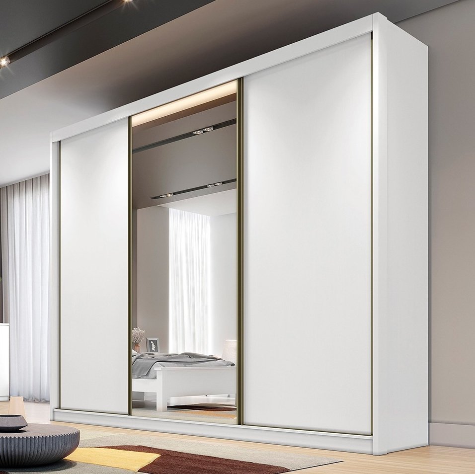 Guarda-Roupa Diamond Plus Neve – NOVO HORIZONTE