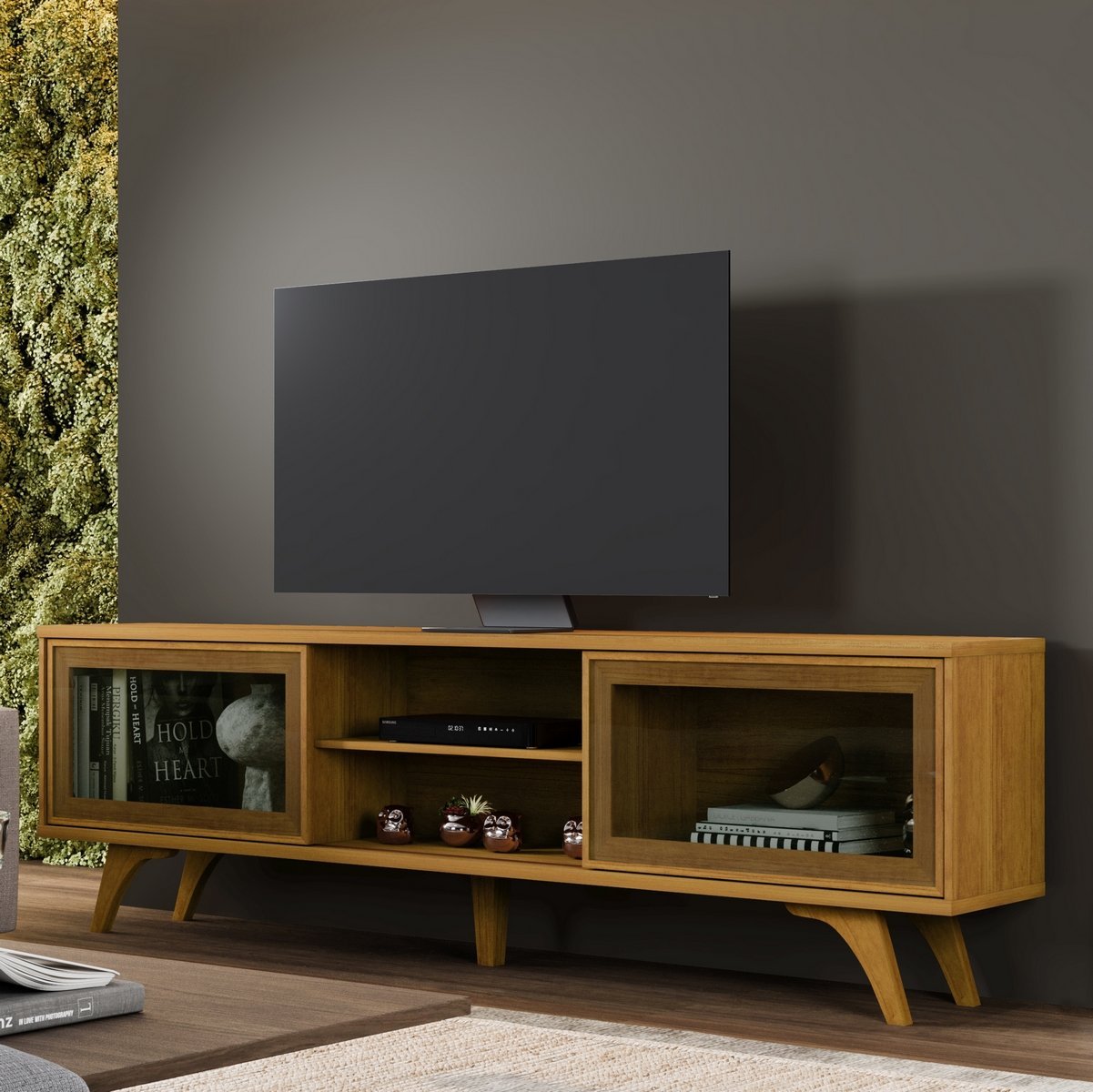 Rack até 75″ Vitrum Vitrum Naturale – MAVAULAR